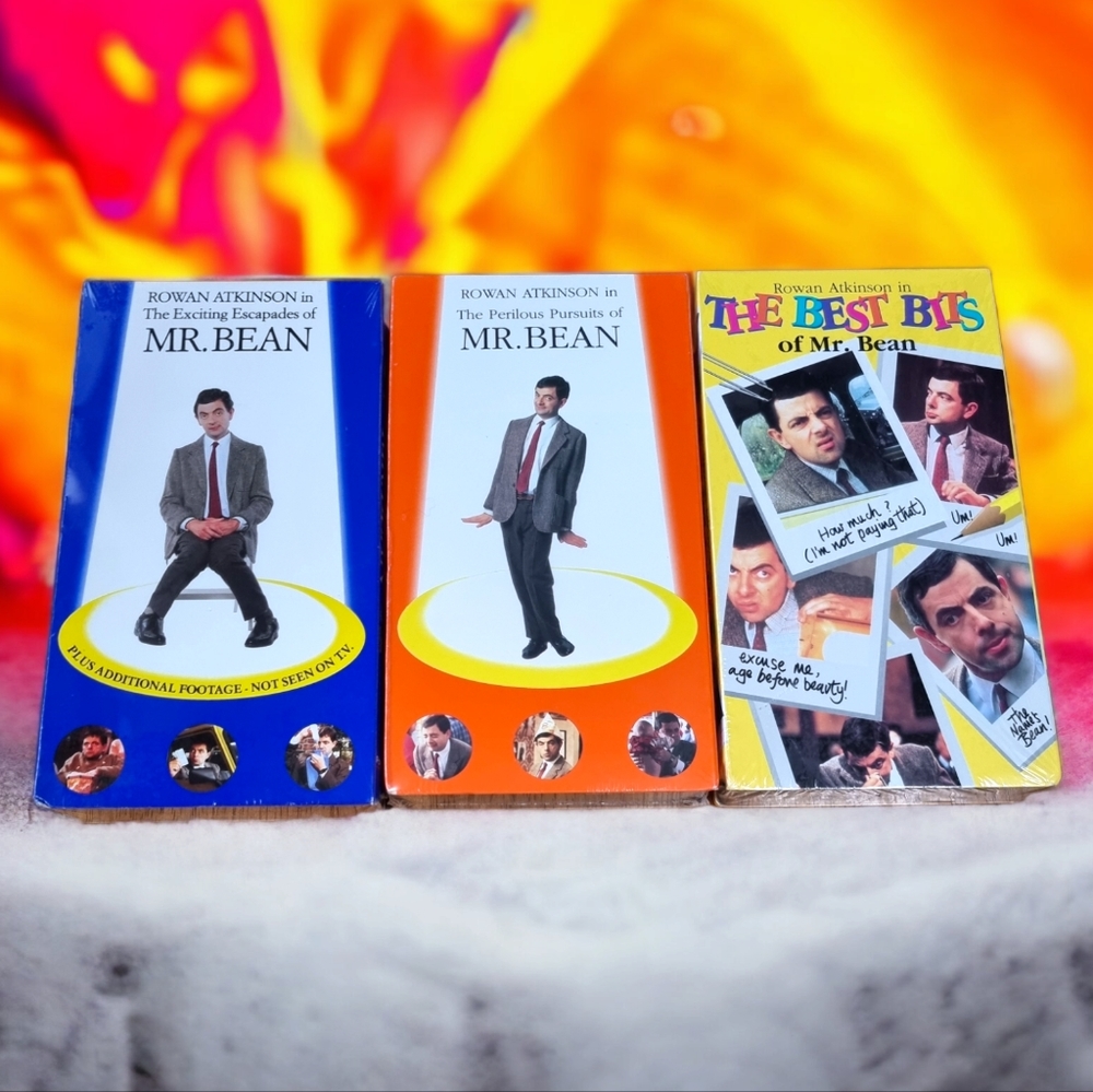 Mr. BEAN 3 VHS Movies ~ Brand New Sealed